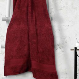 MYTRIDENT Maroon 1 Cotton 500 GSM Bath Towel-image-84