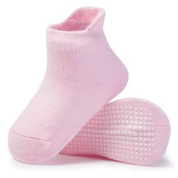 AHC Baby Breathable Anti Slip Ankle Length Kids Socks - Pink-image-81