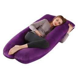 Kwality Dreams Maternity Pillow U Shape Purple-image-79