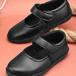 Stefens Matte  Finished School Shoes -  Black-image-94