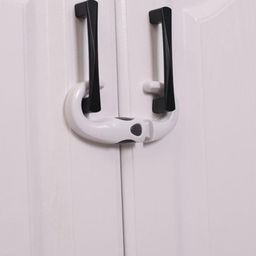 Safe-O-Kid C- Shaped Cabinet Lock, Multi-Purpose Protective Child Safety Lock Cupboard, Drawer Lock- Pack of 8-15