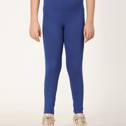 Zion Cotton Lycra Knit Solid Leggings - Royal Blue-image-43