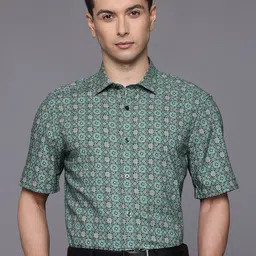 Louis Philippe Classic Floral Printed Formal Shirt-picture-23