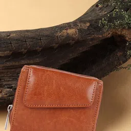 WILDAUK Women Textured Zip Around Wallet-picture-1