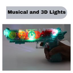 Fiddlys The Flyer's Bay Transparent Gun With Music And 3D Lights - Multicolor image 5
