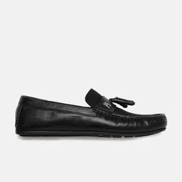 Tommy Hilfiger Men Leather Square Toe Slip-On Sneakers-30