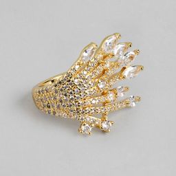 DressBerry Stone Studed Finger Ring-image-66