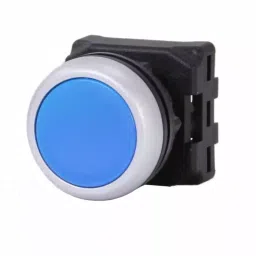 RS PRO Push Button Head Blue Spring Return 22 mm Cutout IP65, 1881122-32