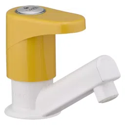 Sparsh Pearl Pillar Tap Royal Plus Collection Series PTMT Yellow, White Glossy Finish, RPS-2274-image-85