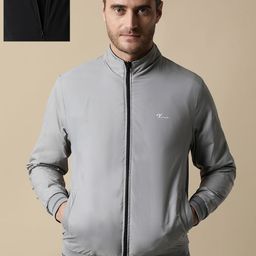 Fort Collins Men Brand Logo Reversible Tailored Jacket with Embroidered-51