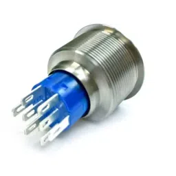 RS PRO Illuminated Push Button Switch Momentary 25.2 mm DPDT White LED 250 V AC, 1759263 image 3