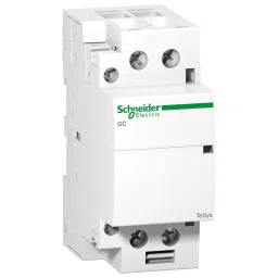 SCHNEIDER ELECTRIC Contactors CONTACTOR, DPST-NO, 240V, DIN RAIL, GC4020M5-42