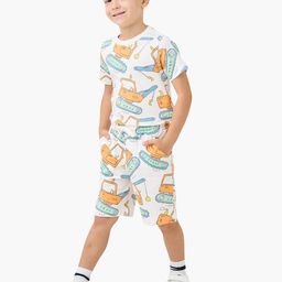 Juniors by Babyshop Boys Printed Pure Cotton T-Shirt With Shorts-image-93