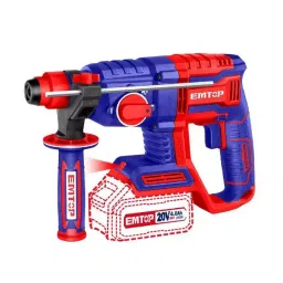 EMTOP Cordless Rotary Hammer 2.0 J Impact Energy and 0-5400 BPM Impact Rate, ELRH202081-picture-1