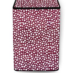 The Furnishing Tree Washing Machine Cover Polka dot Pattern Pink Compatible for Whirlpool 6.5 Kg Fu-image-50
