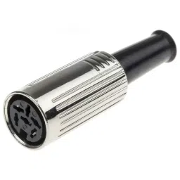 RS PRO 6 Pole DIN Socket DIN 45322 4A 60 V AC Female Cable Mount, 1705542-5