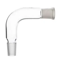 ABGIL Adapter Receiver Plain Bend Socket to Cone Borosilicate Glass B40 Socket and B40 Cone, ADP-30-08-0