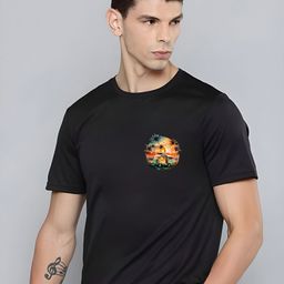SZN Graphic Printed Round Neck T-shirt-image-101