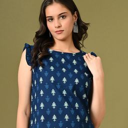 KALINI Print Cotton Top-image-30