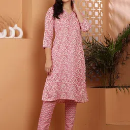 RIG-TIE Printed Pure Cotton Top With Trouser Co-Ords-image-60
