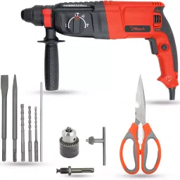 Hillgrove Chuck Size 26 mm Hammer Impact Drill kit 1200 W, HGCM791M1-7