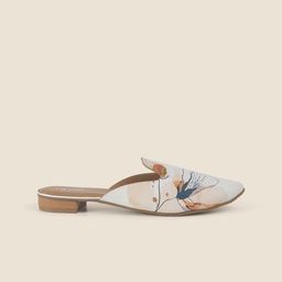 Metro Printed Block Mules with Bows image 5