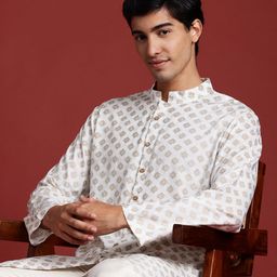 Anouk Geometric Print Kurta-image-9