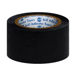 VCR 18 m x 48 mm Waterproof Textile Fibre Black Duct Tape, 6 Rolls Per Pack-picture-28