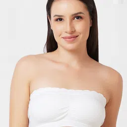 NOIRA Pack Of 2 Half Coverage Lightly Padded Cotton Bandeau Bra With All Day Comfort-picture-24