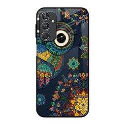 QRIOH Floral Printed Silicone Samsung Galaxy M34 5G Back Case-image-6