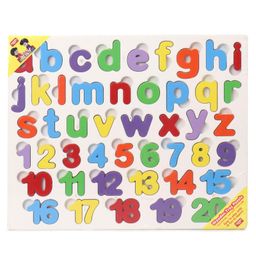 Anindita Wooden Alphabets & Numbers Board Puzzle with Thumbcuts Multicolor - 46 Pieces-image-12