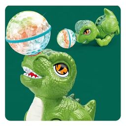 NEGOCIO Battery operated lights stunt up ball electric stunt 360 rotation kids dinosaur toy - COLOR MAY VARY-26