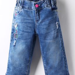 Olio Kids Denim Woven Full Length Jeans - Light Blue-picture-28
