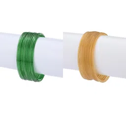 1ST TIME Set Of 24 Green Alloy Bangles-picture-48
