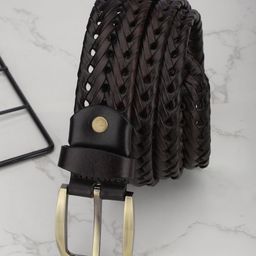 WROGN Men Braided Leather Formal Belt-picture-37