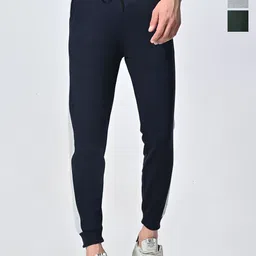 BAESD Men Pack Of 3 Cotton Mid-Rise Joggers-image-47