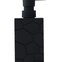 The Procure Store Honeycomb Texture Square Matte Liquid Soap Dispenser 325 ml- Black image 3