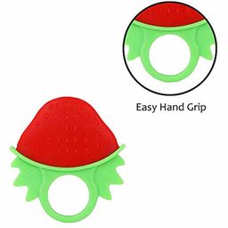 Tiny Tycoonz Fruit Shape Silicone Teether Pack of 2 - Multicolor image 4
