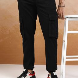 HIGHLANDER Men Mid-Rise Slim Fit Joggers-image-61