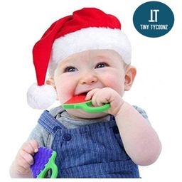 Tiny Tycoonz Fruit Shape Silicone Teether Pack of 2 - Multicolor image 5