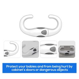 Safe-O-Kid C- Shaped Cabinet Lock, Multi-Purpose Protective Child Safety Lock Cupboard, Drawer Lock- Pack of 10 image 5