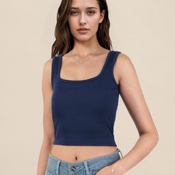DressBerry Ribbed Fitted Top-image-15