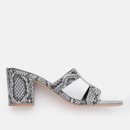 Allen Solly Snake Skin Textured Block Heels image 3