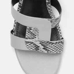 Allen Solly Snake Skin Textured Block Heels image 2