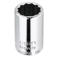 FACOM 6.35 mm (1/4 inch) Standard Socket 12-Point 22 mm, RB.1/4-6