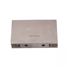 Hafele 55x90 mm SS Polished Finish 90° Wall to Glass Fix Clamp Shower Hinge, 981.55.061-image-58