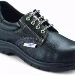 Udyogi Steel Toe Safety Shoes High Ankle PU Sole Black Buff Leather Size UK 10, Edge Lite Derby-image-20