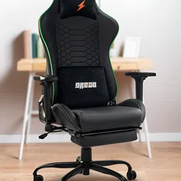 DROGO Ergonomic Premium Armrest Neck & Massager Lumbar Pillow Gaming Chair-picture-5
