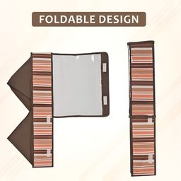 Aura Brown Set of 5 Reusable Drawer Organiser Organisers image 2