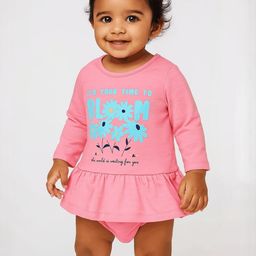 Melon Kidswear Girls Printed Top with Panty-image-80